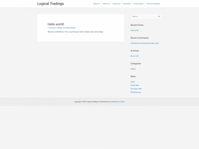logicaltradings.com snapshot