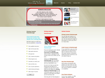 drivinglessonspeterborough.org snapshot