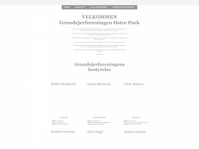 oestreparkvej.dk snapshot