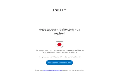 chooseyourgrading.org snapshot