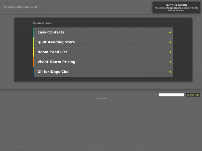 taupebanana.com snapshot