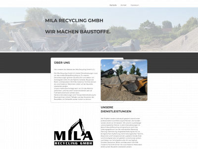 mila-recycling.de snapshot