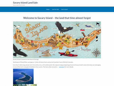 savaryislandlandproperty.com snapshot