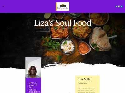 lizasfoodforthesoulcatering.com snapshot