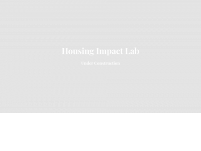 housingimpactlab.com snapshot