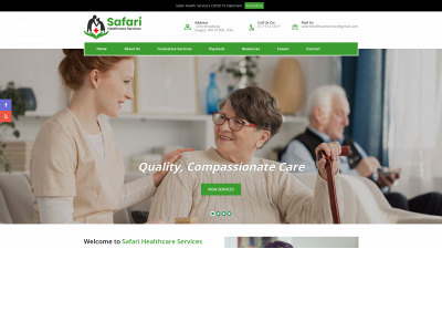 www.safarihealthcareservices.com snapshot
