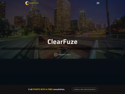 clearfuze.com snapshot
