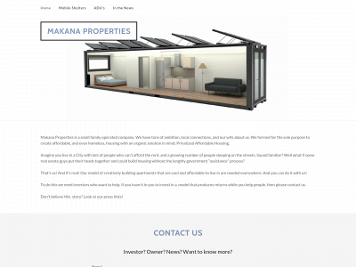 makanaproperties.com snapshot