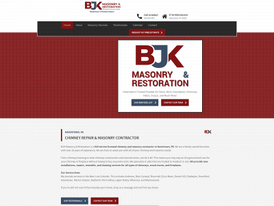 bjkmasonry.com snapshot