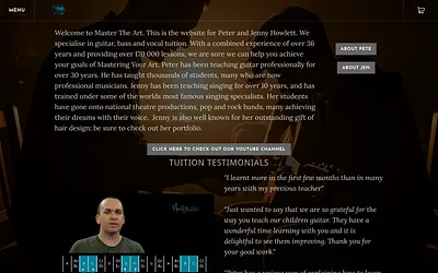 www.mastertheart.net snapshot