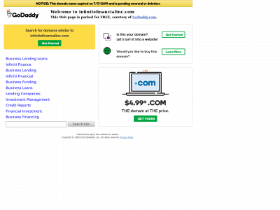 infinitefinancialinc.com snapshot