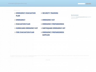 emergencypreparation.org snapshot