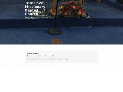 truelovembchurch.org snapshot