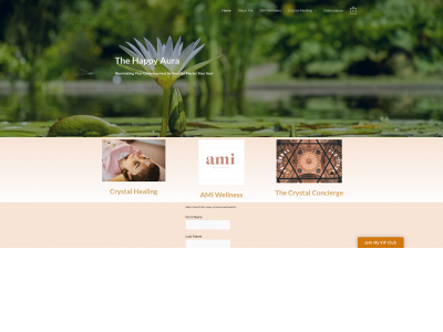 thehappyaura.com snapshot