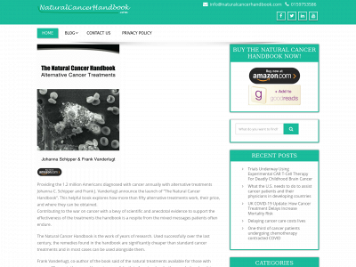 naturalcancerhandbook.com snapshot