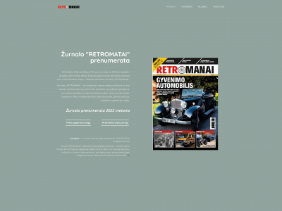 retromanai.lt snapshot