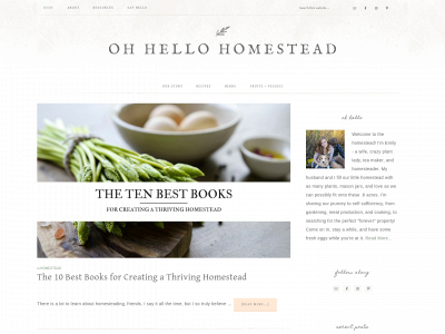 ohhellohomestead.com snapshot