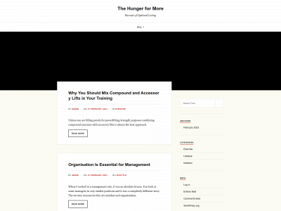 thehungerformore.com snapshot