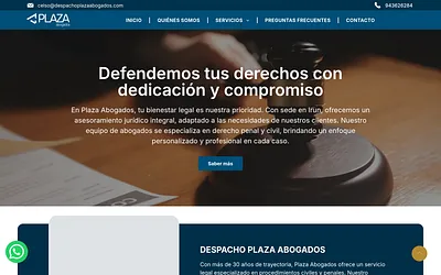 despachoplazaabogados.com snapshot
