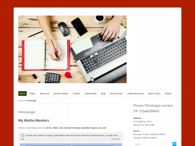 mymathsmentors.com snapshot