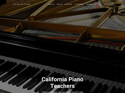 californiapianolessons.com snapshot