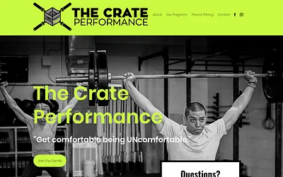 thecrateperformance.com snapshot