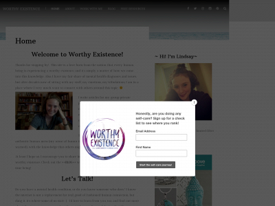 worthyexistence.com snapshot