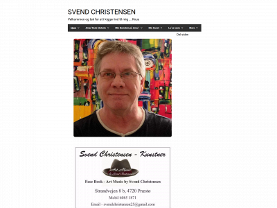 svendchristensenrocks.dk snapshot