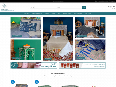 www.sheherazadehome.com snapshot