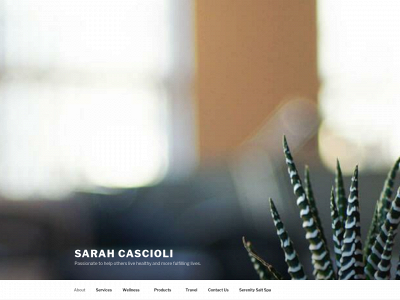 sarahcascioli.com snapshot