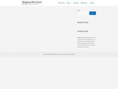 bloggingwithaaron.com snapshot