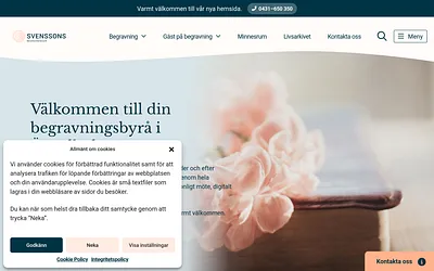 svenssonsbegravningar.se snapshot