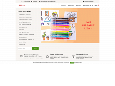 liza.lt snapshot