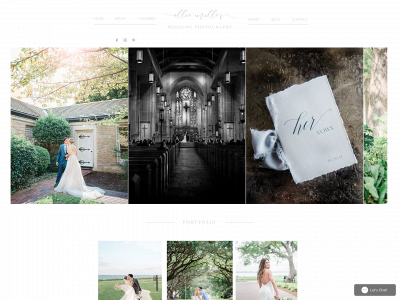 www.alliemillerweddings.com snapshot