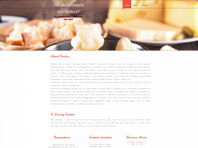 swisshavenrestaurant.com snapshot