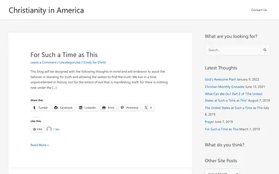 blogforchrist.net snapshot