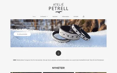 ateljepetrell.se snapshot