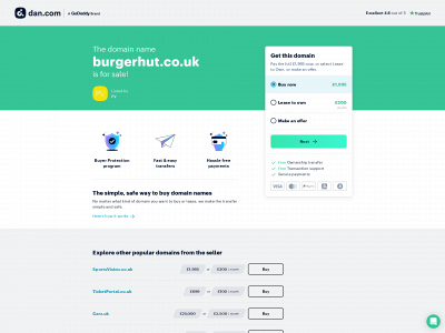 burgerhut.co.uk snapshot