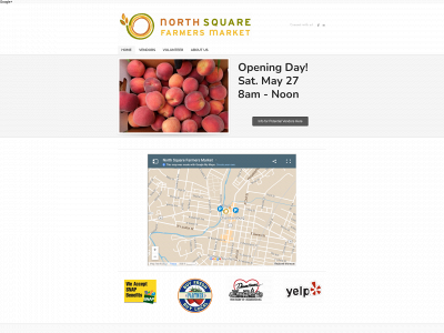 www.northsquarefarmersmarket.com snapshot