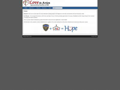 loveinactionrc.org snapshot