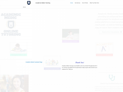 academicmedictutoring.com snapshot