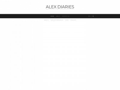 alexdiaries.com snapshot
