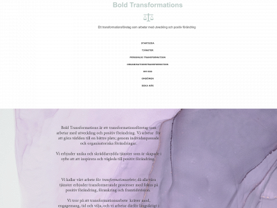 boldtransformations.se snapshot