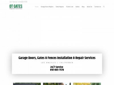 ot-electricgatesandgaragedoors.com snapshot