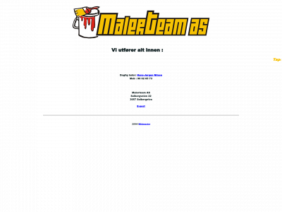 malerteam.no snapshot