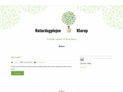 naturdagplejenklarup.dk snapshot