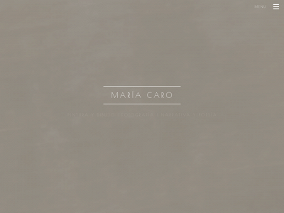mariacaro.es snapshot