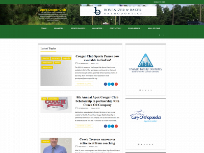 apexcougarclub.org snapshot