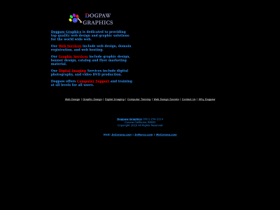 dogpawgraphics.com snapshot