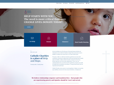ccharitiescc.org snapshot